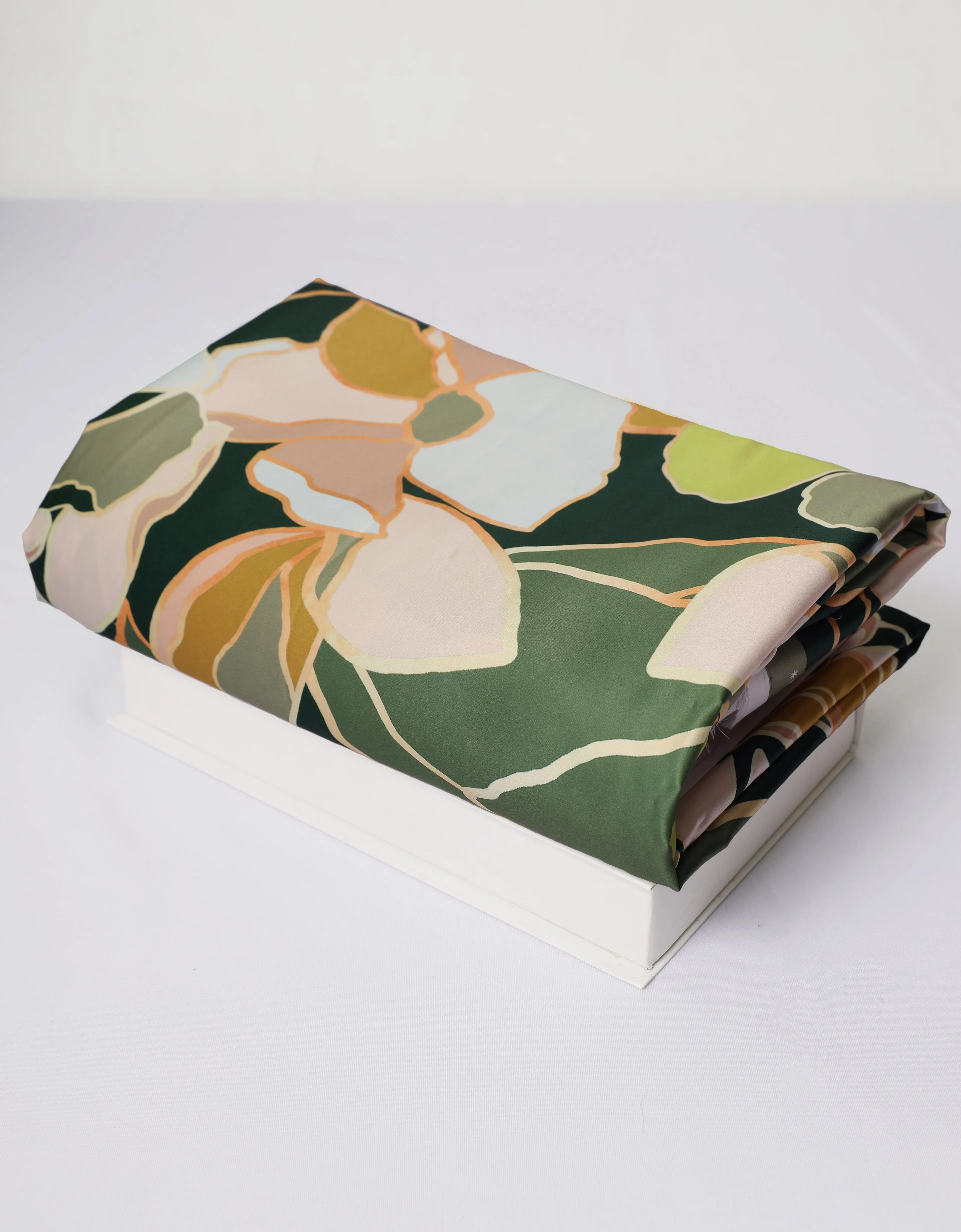 JASMINE SATIN - 4 METERS (EMERALD GREEN)