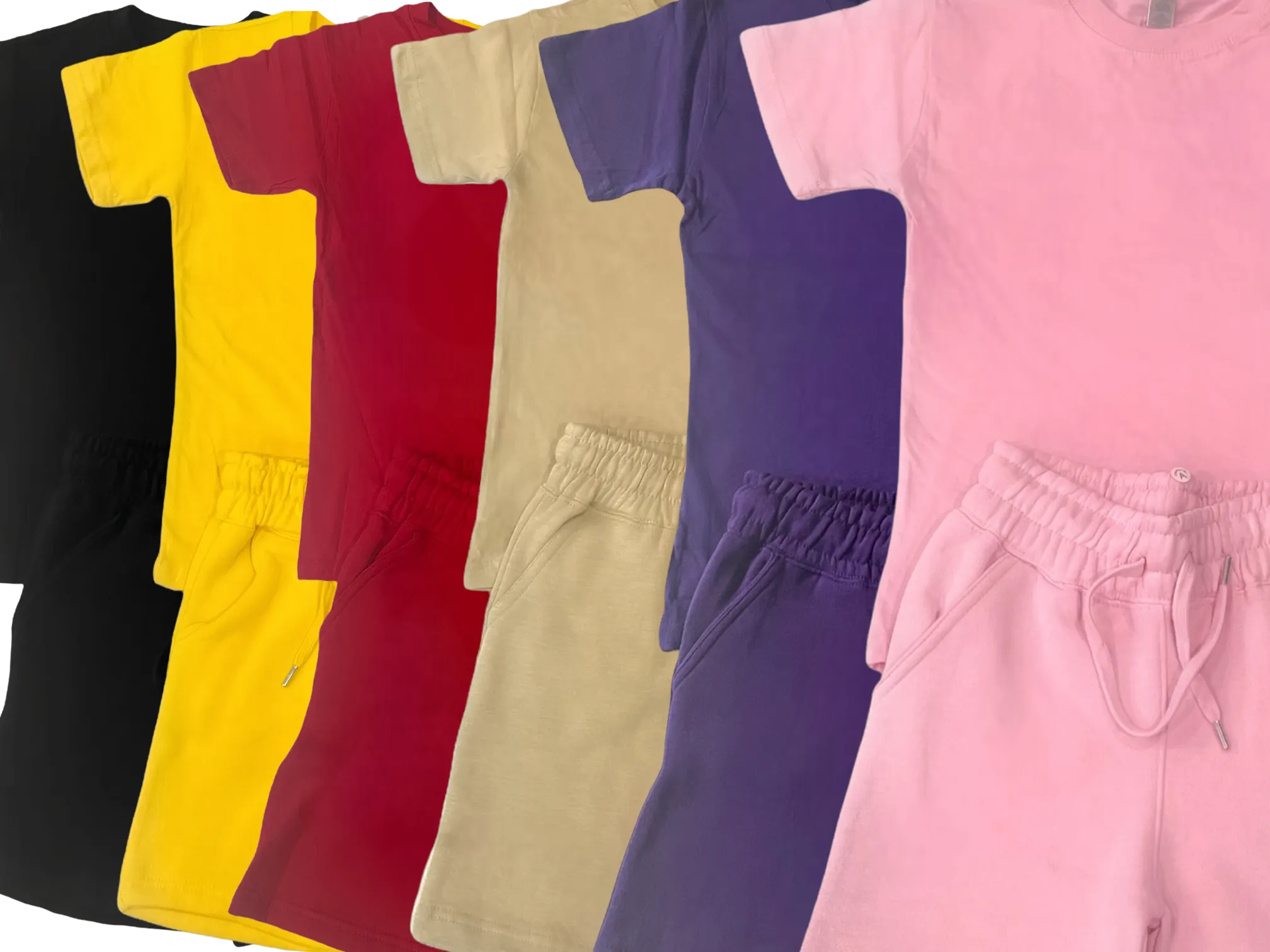 Kids 12 Printed Short Sets 1 Color Print