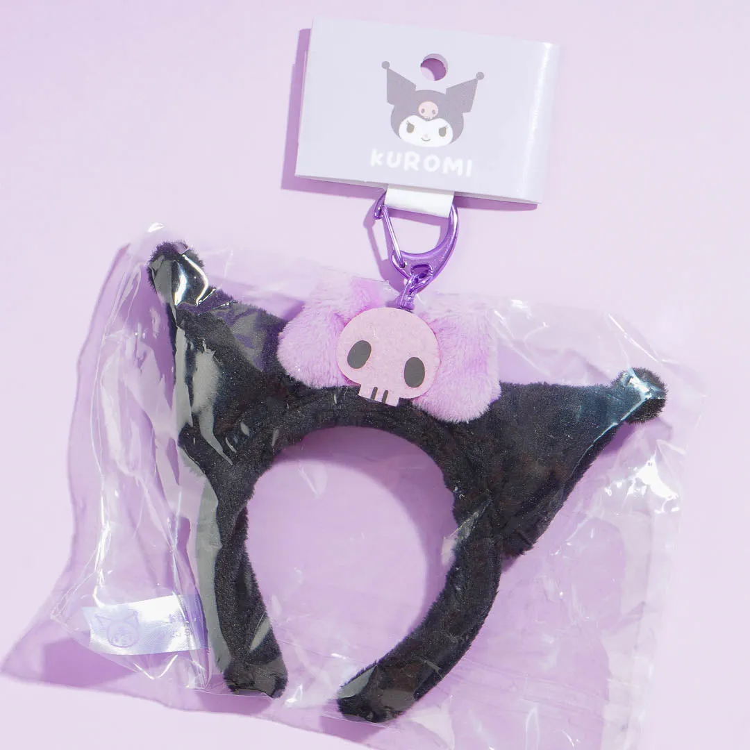 Kuromi Ears Headband Keychain