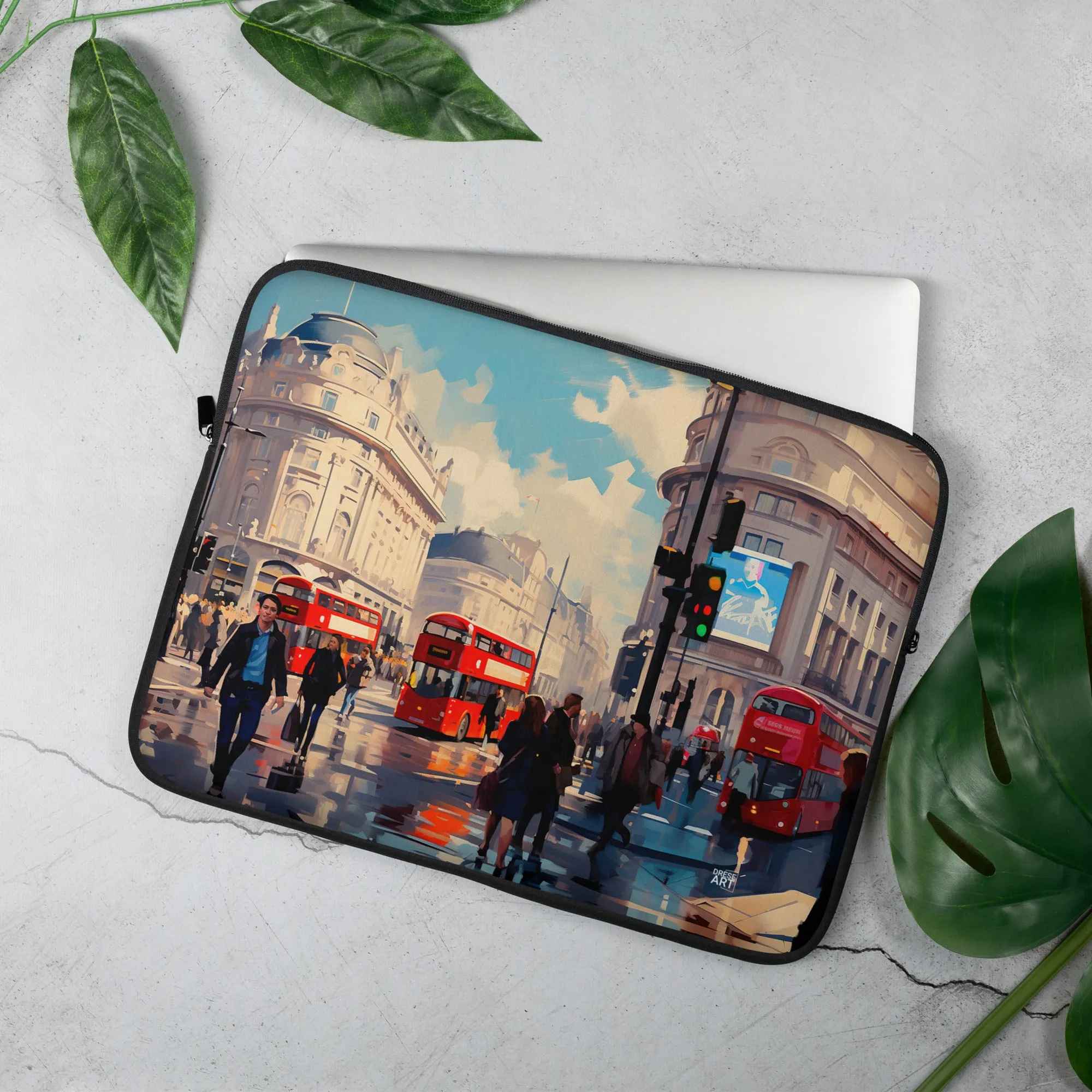 Laptop Sleeve - London Scene | Drese Art