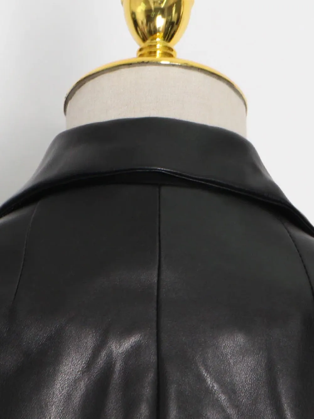 Leather Crop Jacket