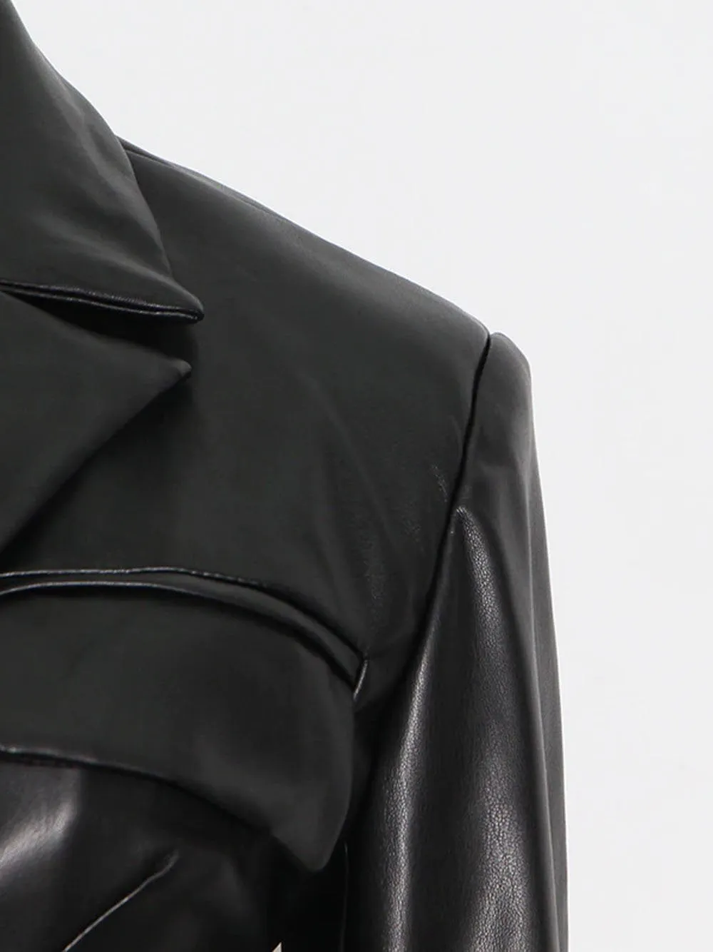 Leather Crop Jacket