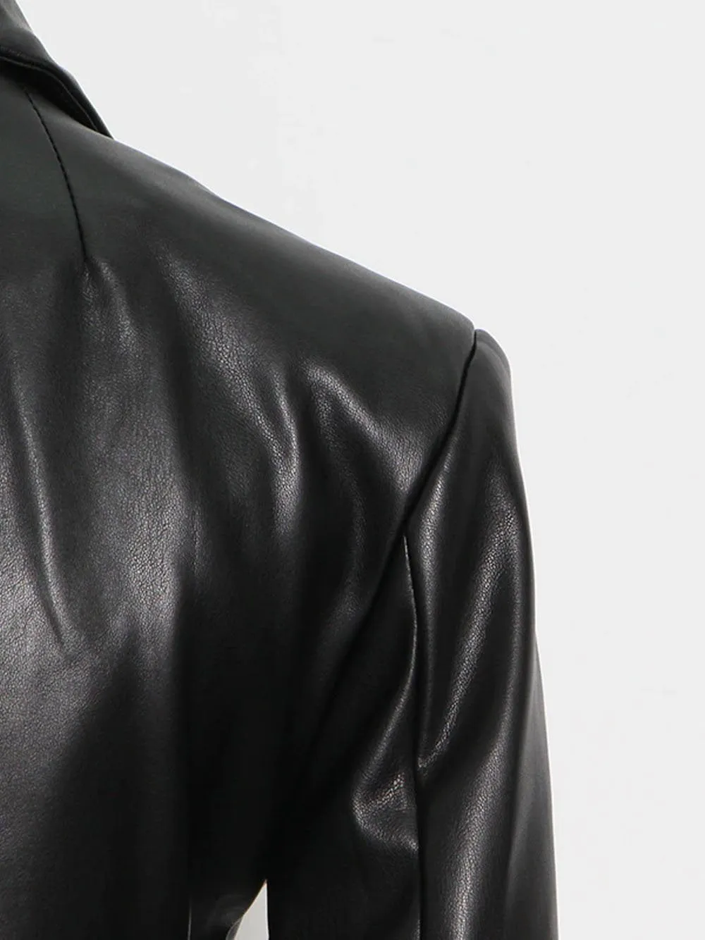 Leather Crop Jacket