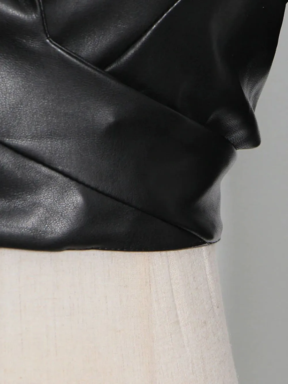 Leather Crop Jacket