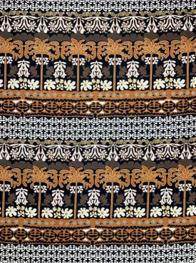 LI-7934W PALM PRINT LINEN. ITALY