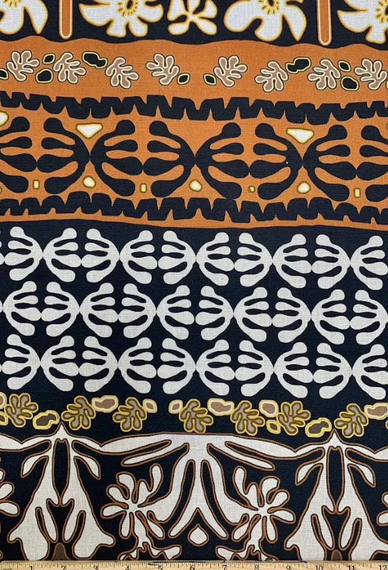 LI-7934W PALM PRINT LINEN. ITALY