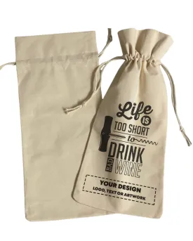 Life is Short to Drink Bad Wine - Winery Tote Bags
