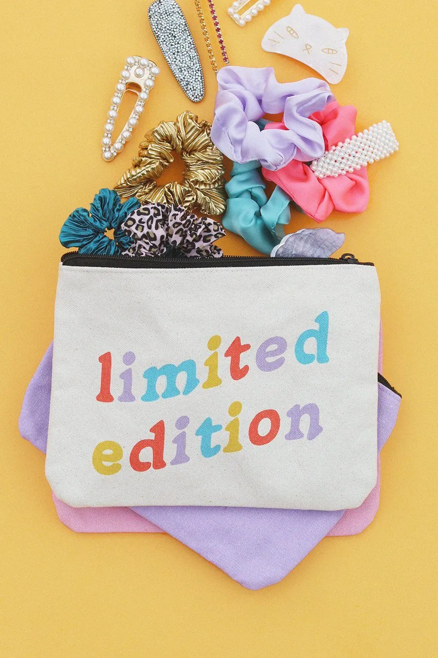 Limited Edition Canvas Pouch