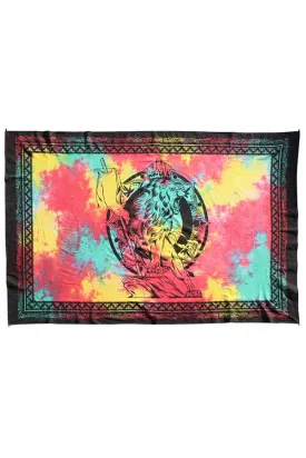 Lion of Judah Rasta Tie-Dye Tapestry