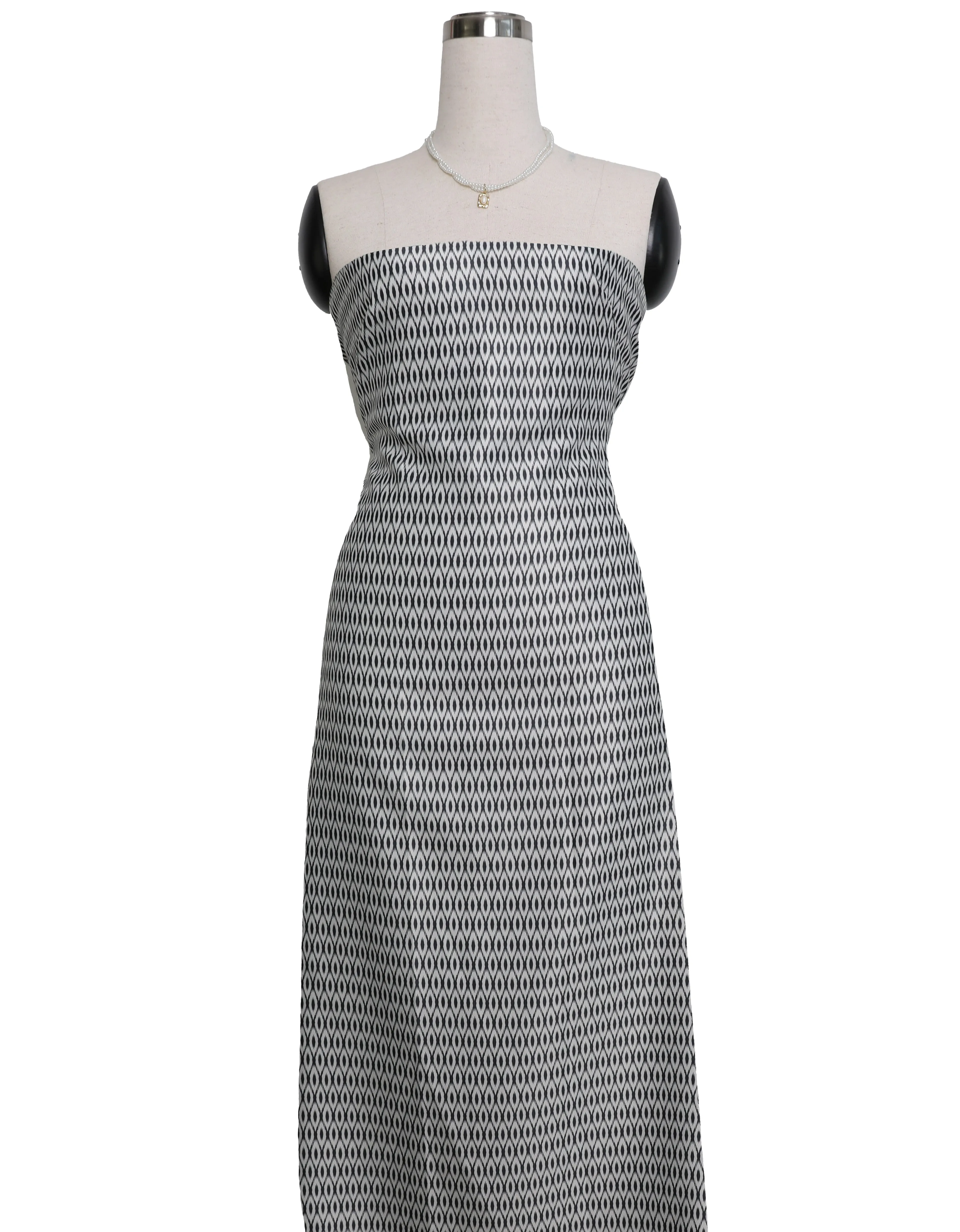 LIORA SATIN (WHITE   DARK GREY)