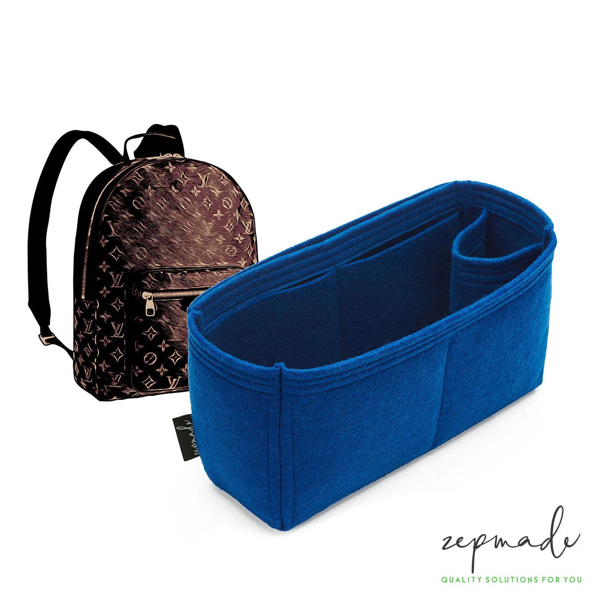 Louis Vuitton Josh Backpack Organizer Insert, Backpack Organizer with Single Bottle Holder