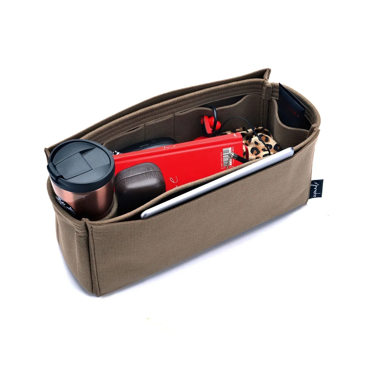 Louis Vuitton Onthego Purse Organizer Insert, Bag Organizer with Laptop Compartment and Pen Holder