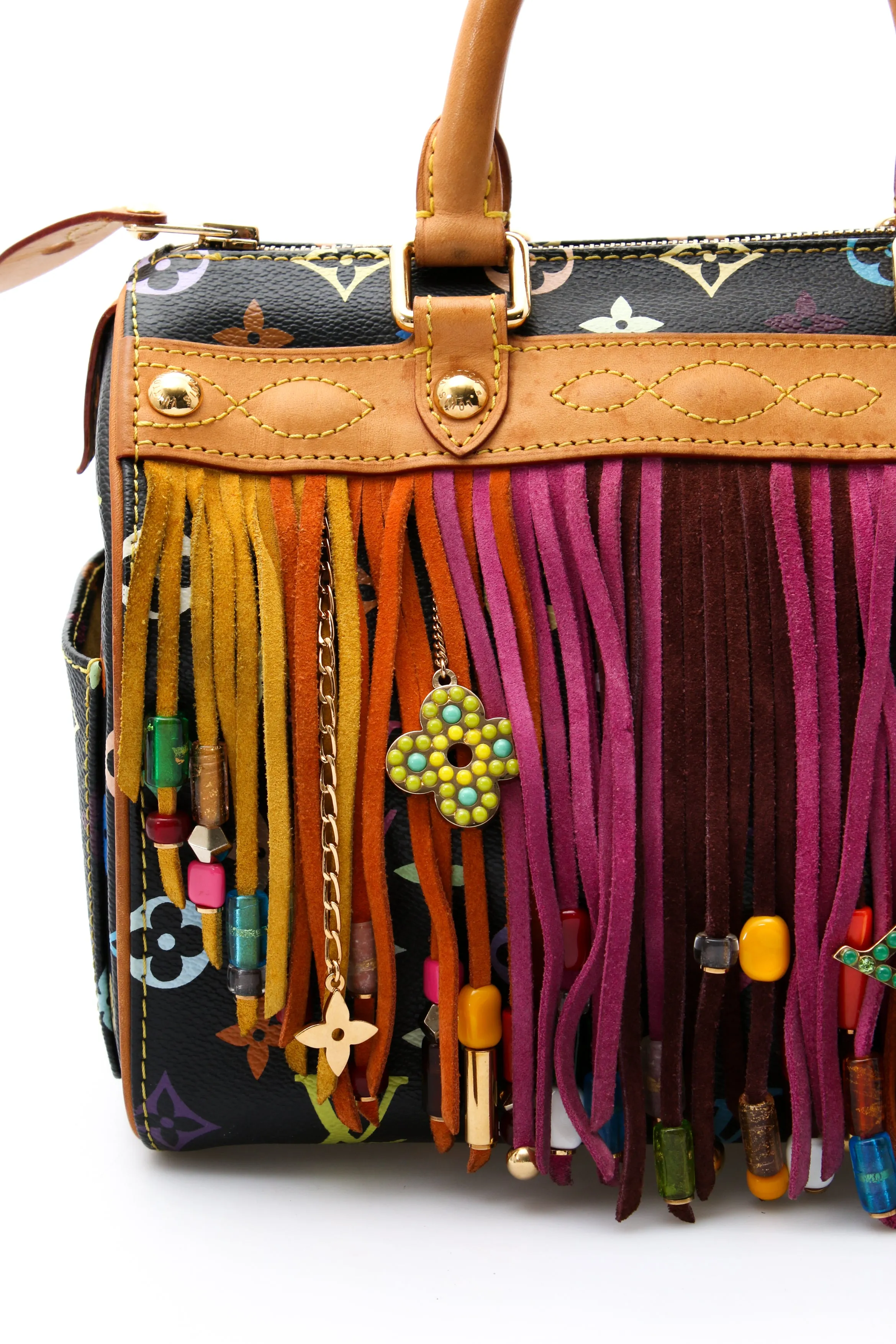 Louis Vuitton X Takashi Murakami Monogram Fringe Speedy 25