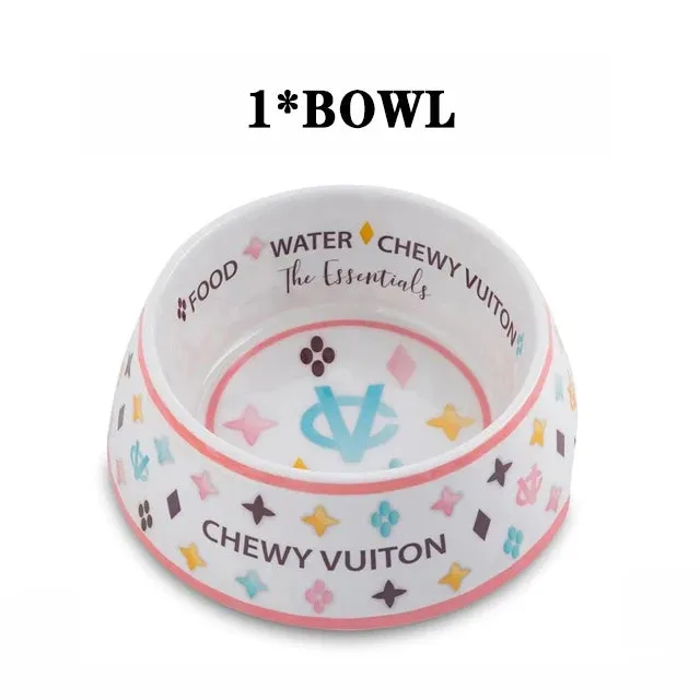 Luxury Brand Designer Dog Bowl