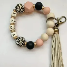 Mama Life Bracelet Keychain