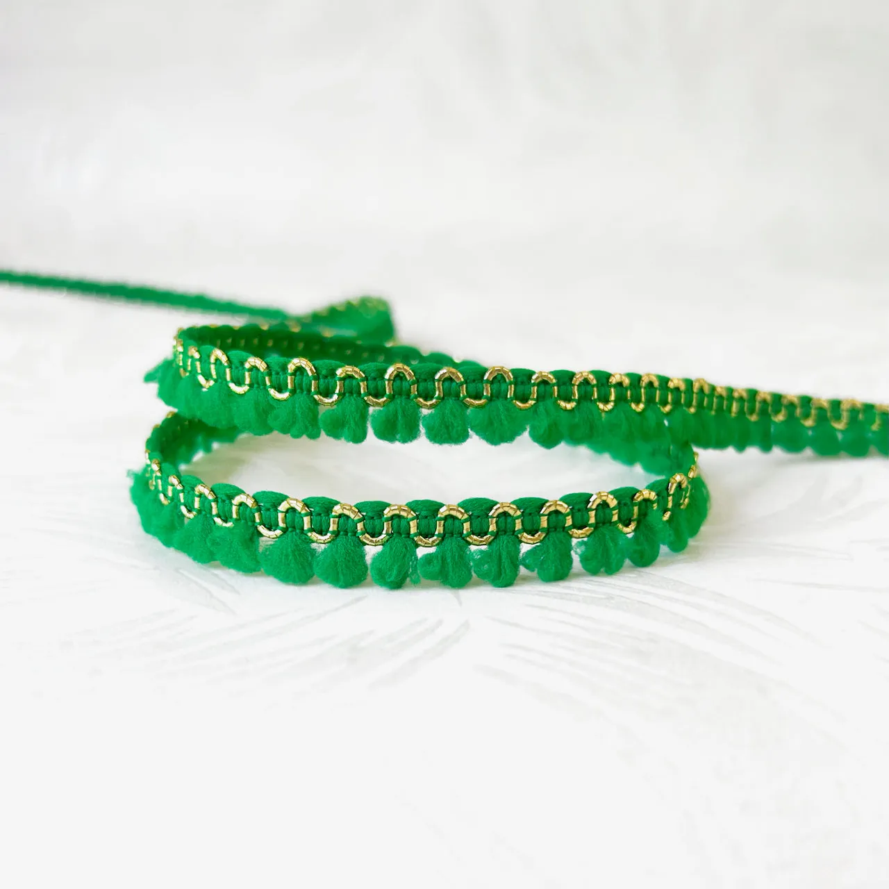 Metallic Loop Fluff Fringe - Multiple Colorways