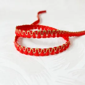Metallic Loop Fluff Fringe - Multiple Colorways