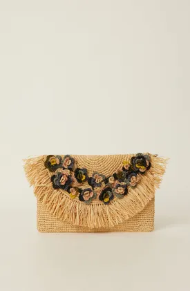 MILAN FLORAL CLUTCH (Final sale)