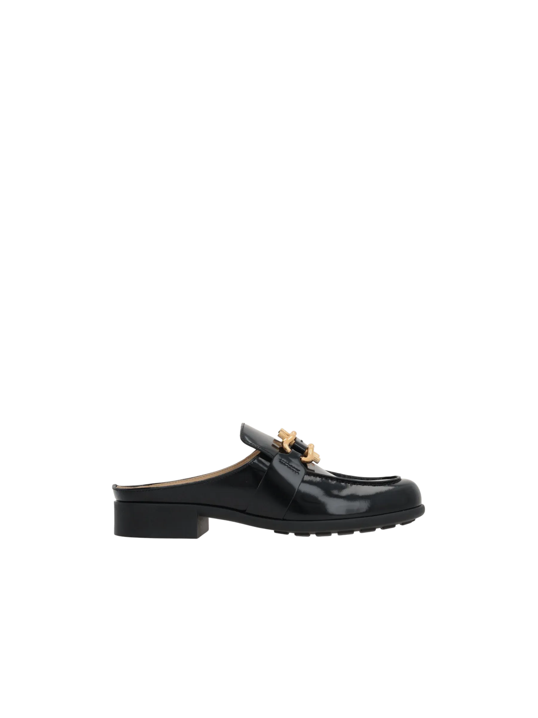 Monsieur Leather Mule Loafers