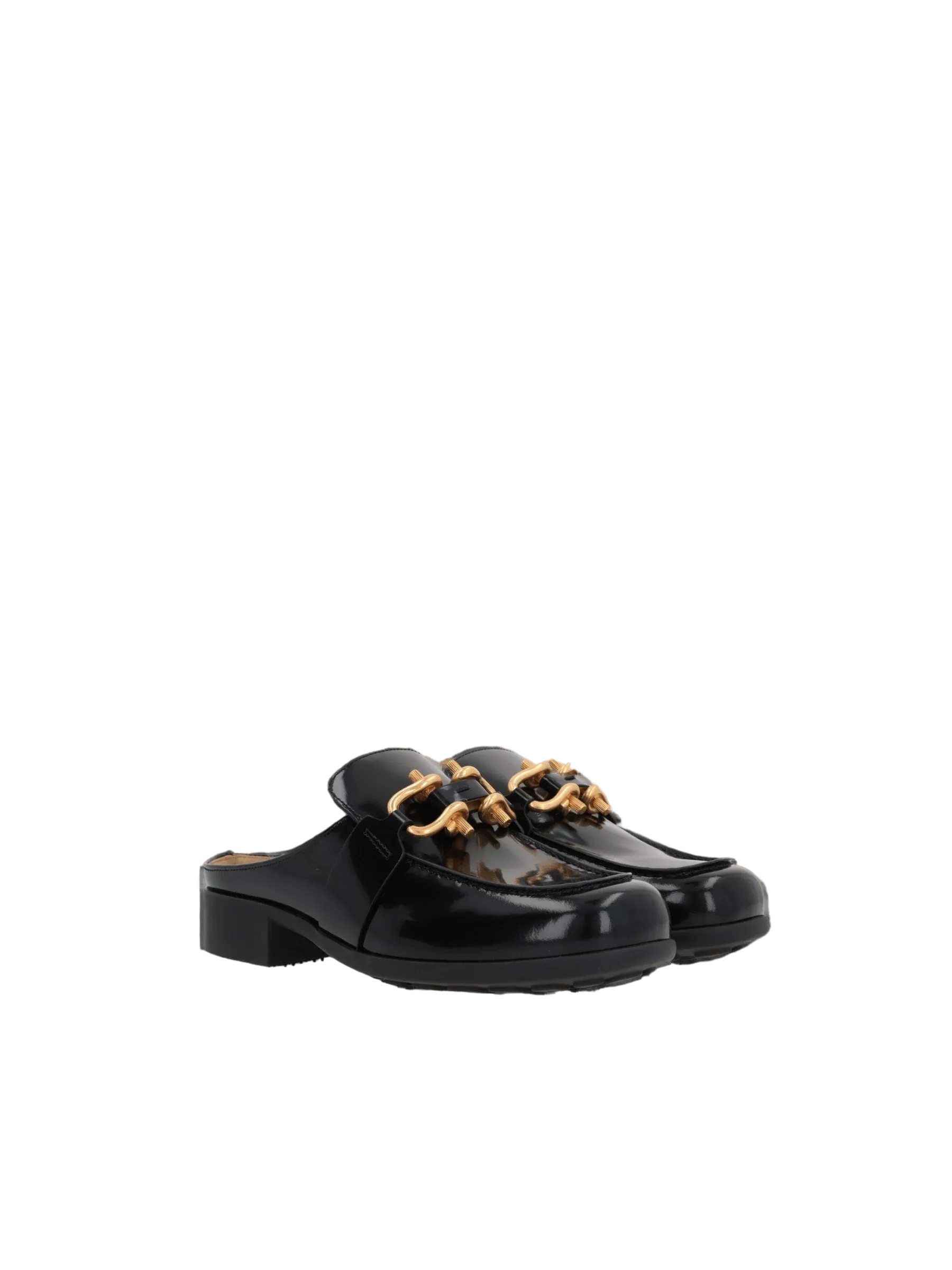 Monsieur Leather Mule Loafers