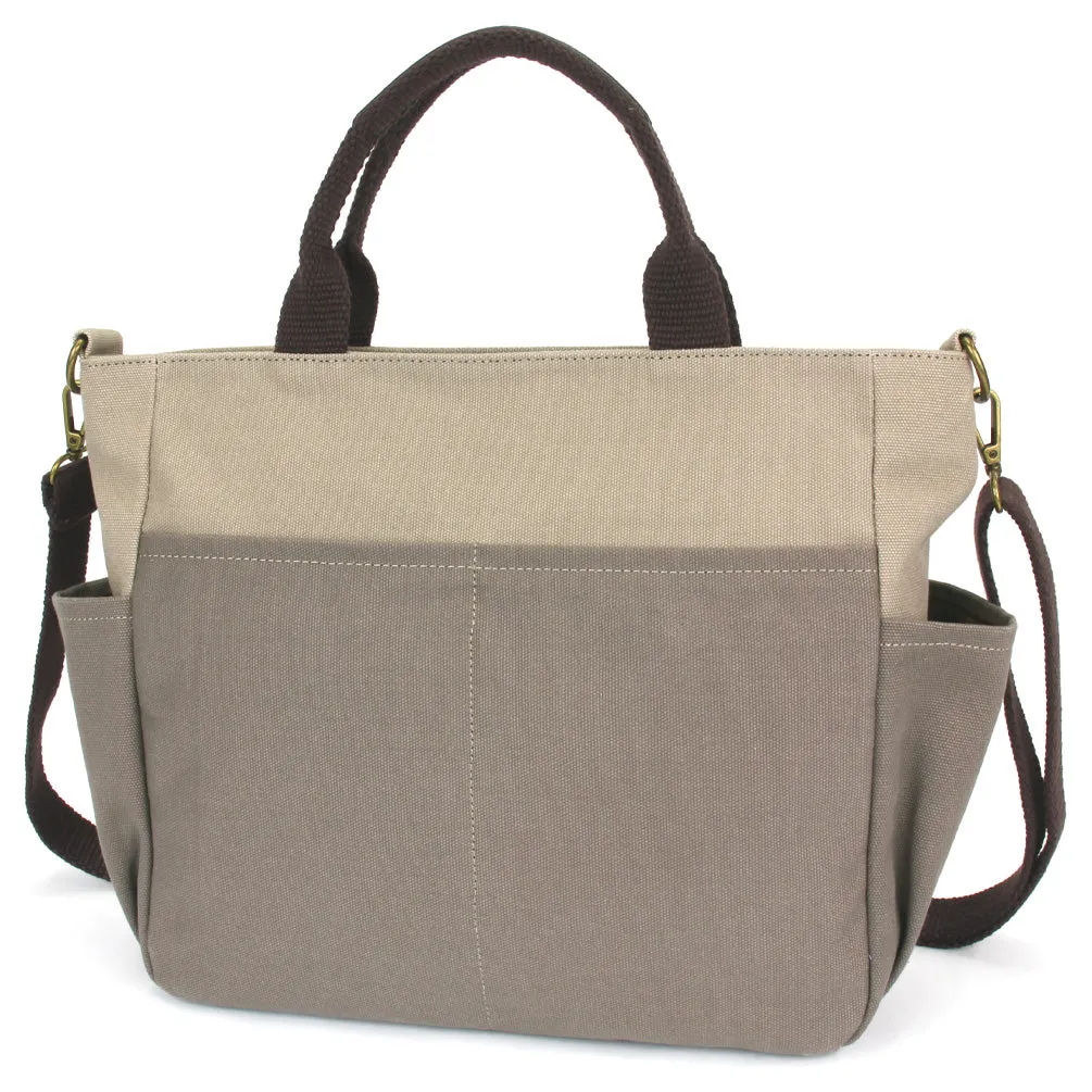 Multi Pocket Tote - Dark Gray