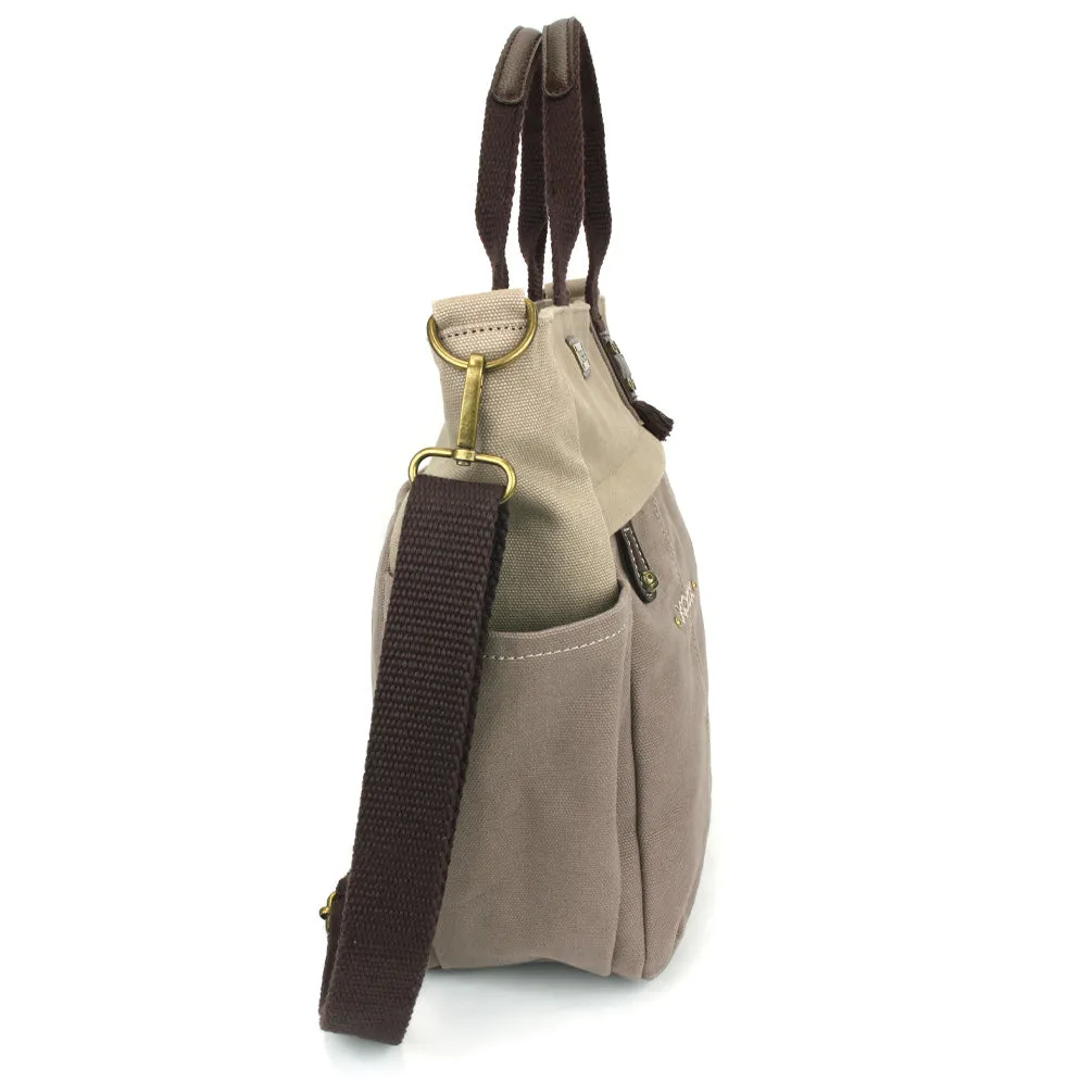 Multi Pocket Tote - Dark Gray