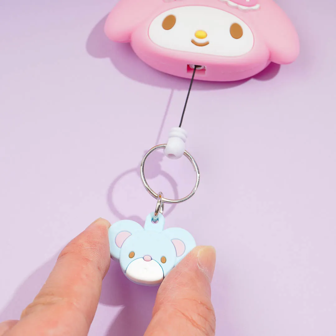 My Melody Cheeky Face Reel Keychain