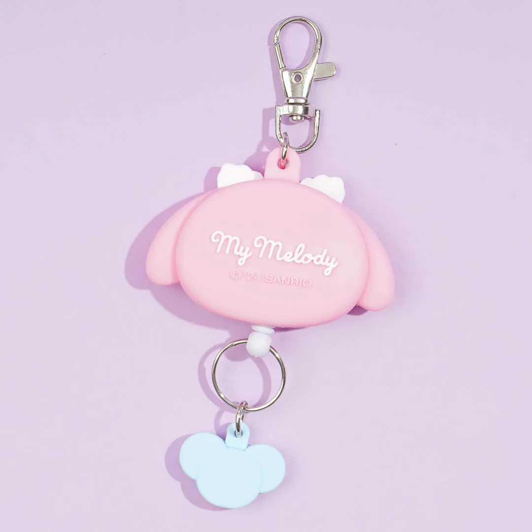 My Melody Cheeky Face Reel Keychain