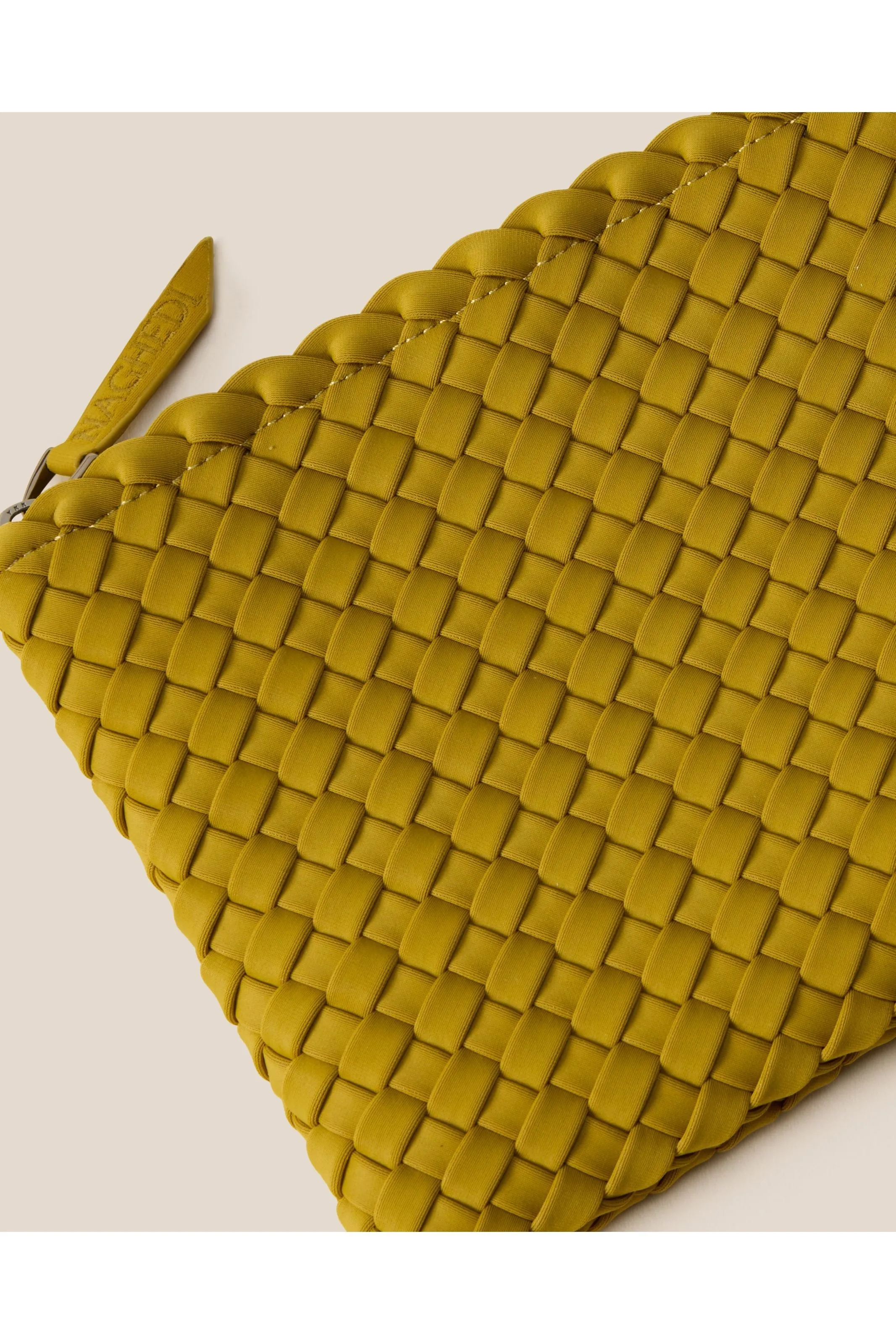 NAGHEDI St. Barth's Small Solid Bag SN0140 | Chartreuse