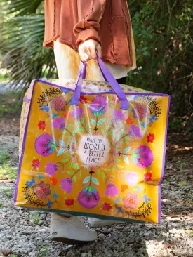 Natural Life Tote Bag with Zipper