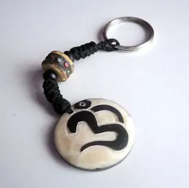 Om Power Bone Keychain