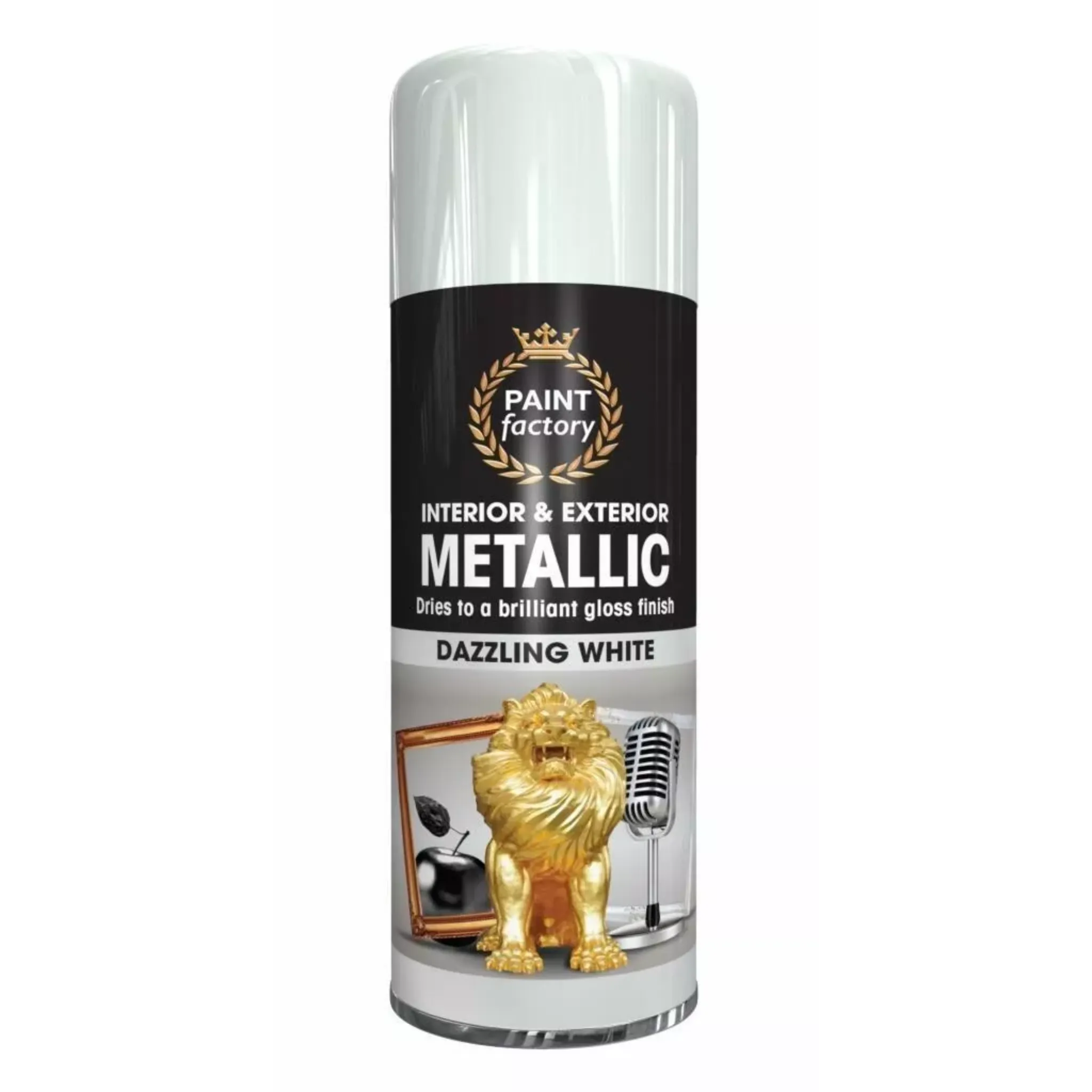 Paint Factory Metallic Dazzling White Spray - 400ml