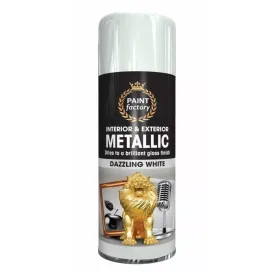 Paint Factory Metallic Dazzling White Spray - 400ml
