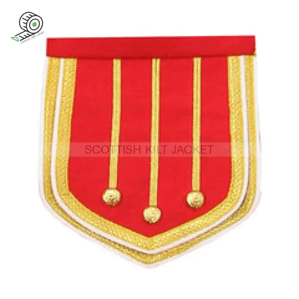Pipe Band Doublet Jacket with Camel Collar, Epaulets, and Cuffs