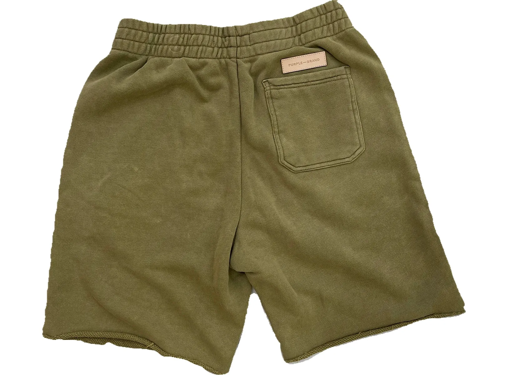 Purple Brand Sweat Shorts - Olive