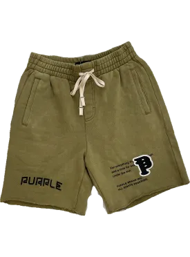 Purple Brand Sweat Shorts - Olive