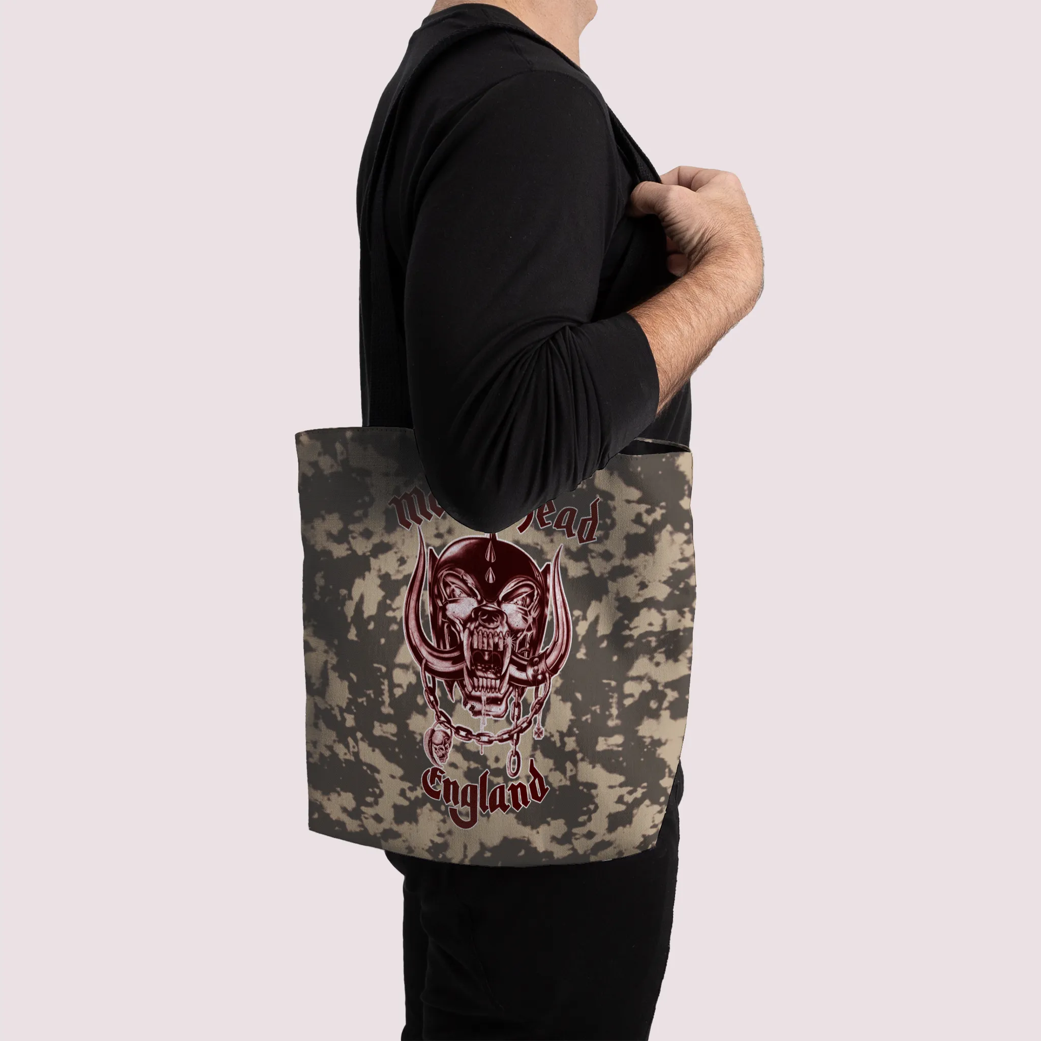 Rocksax Motohead Premier Tote Bag -Camo Green