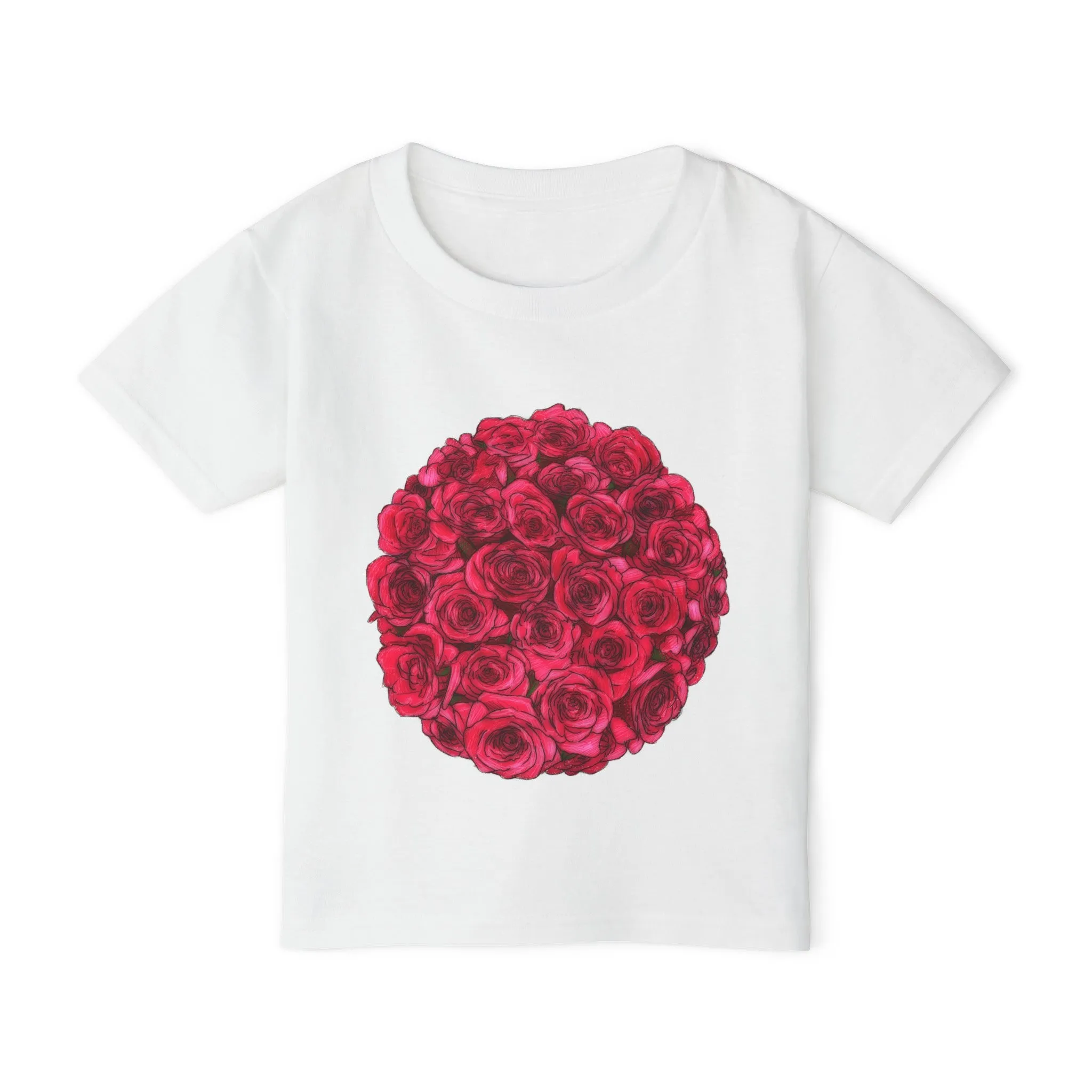 Rose Circle Heavy Cotton™ Toddler T-shirt