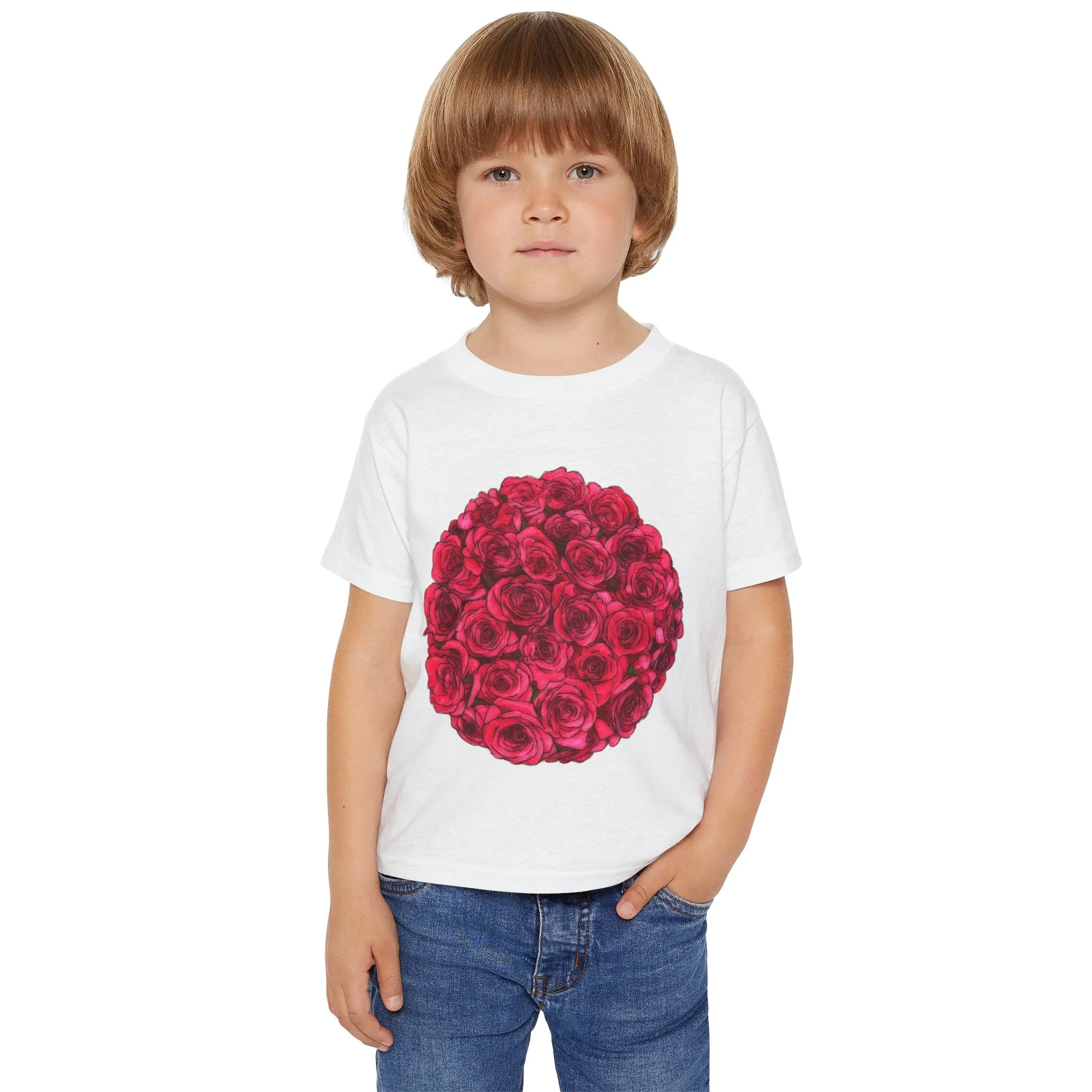 Rose Circle Heavy Cotton™ Toddler T-shirt