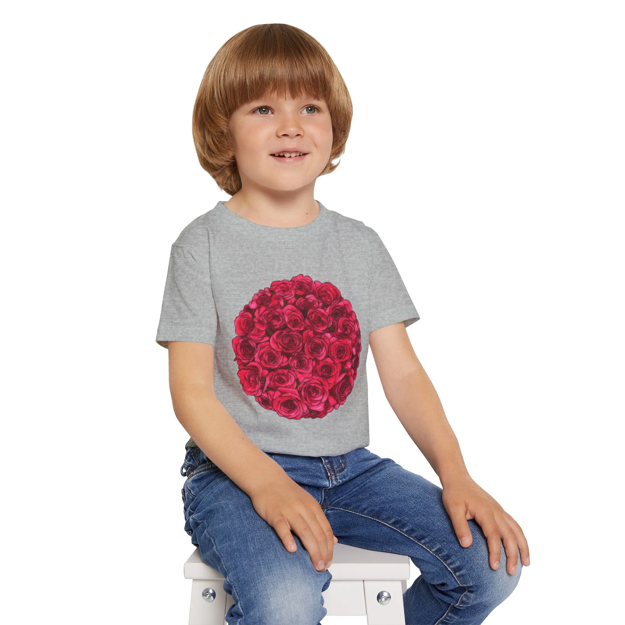 Rose Circle Heavy Cotton™ Toddler T-shirt