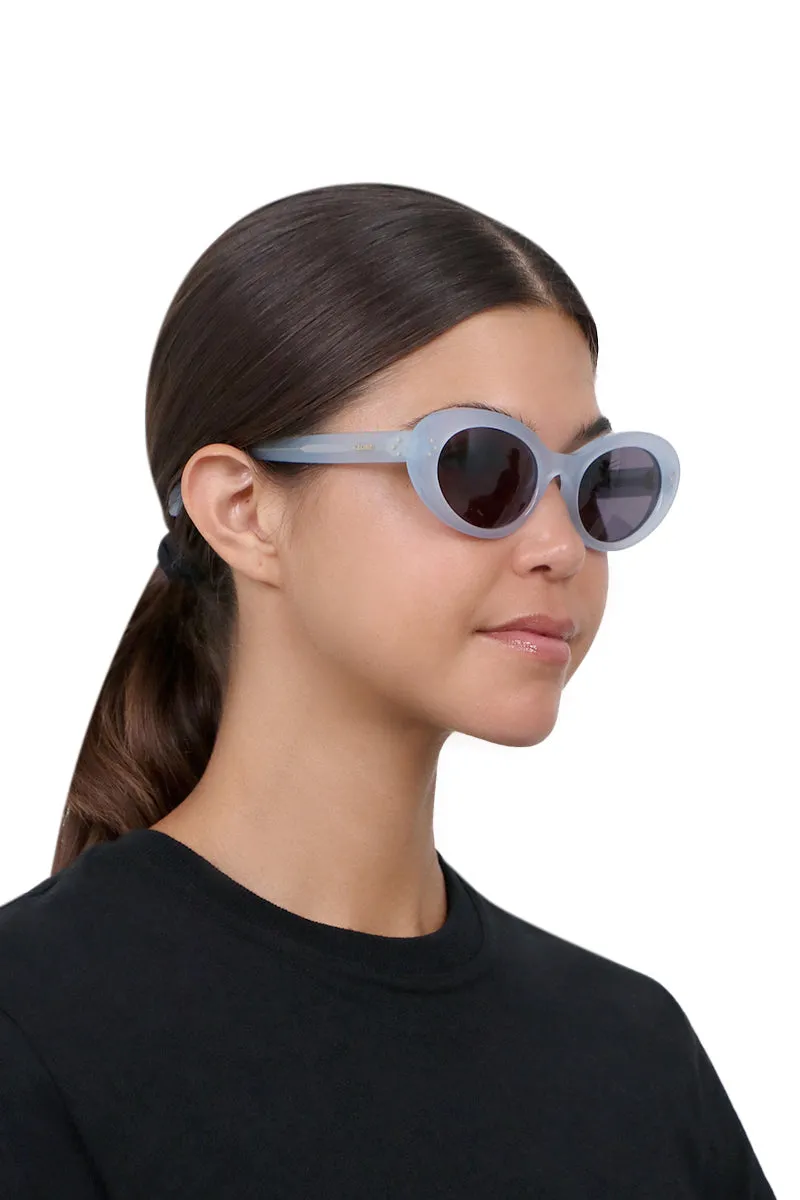 S193 CAT EYE SUNGLASSES | BLUE/PURPLE