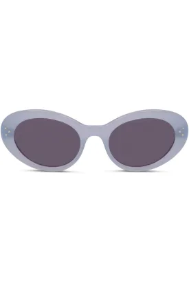 S193 CAT EYE SUNGLASSES | BLUE/PURPLE