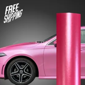 Satin Metallic Hot Pink Vinyl Wrap