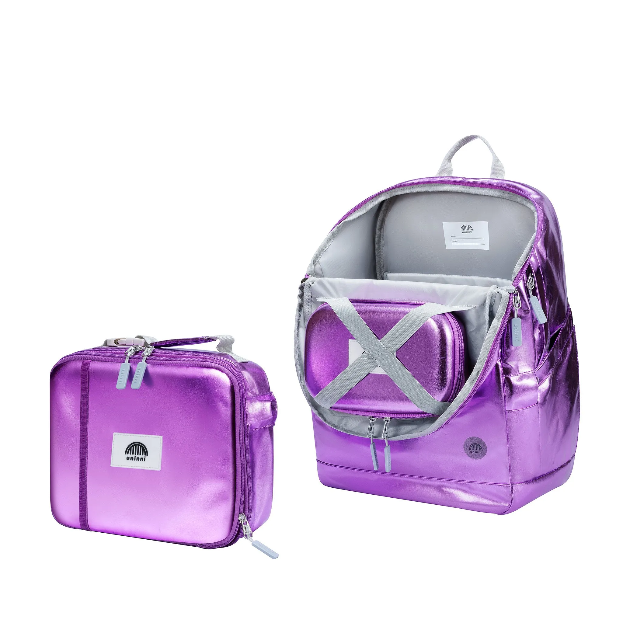 Set- Metallic Lavender