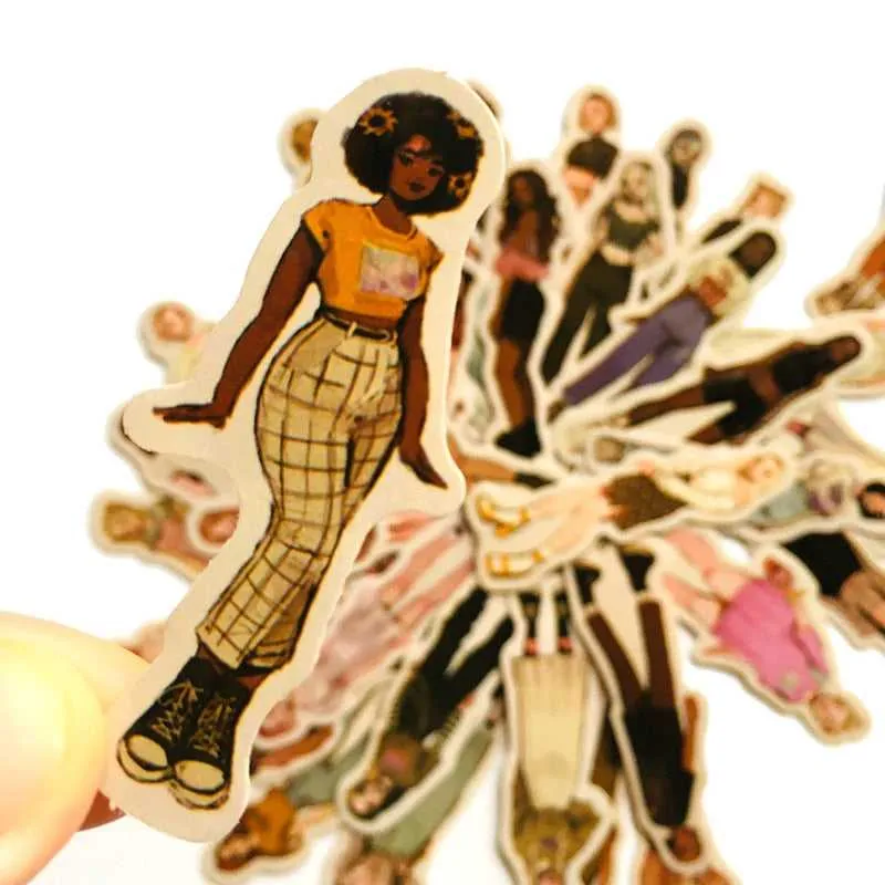 Shop Japanese Street Girl Stickers - Unique designs