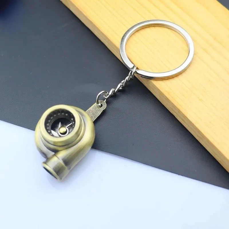 Simple Style Car Wheel Metal Unisex Bag Pendant Keychain