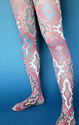 Sirvan Kilim by The Art Institute of Chicago Printed Art Tights