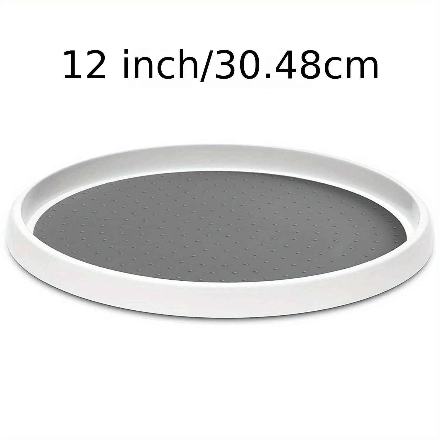 Skid Lazy Susan Organizers; Turntable Rack For Cabinet
