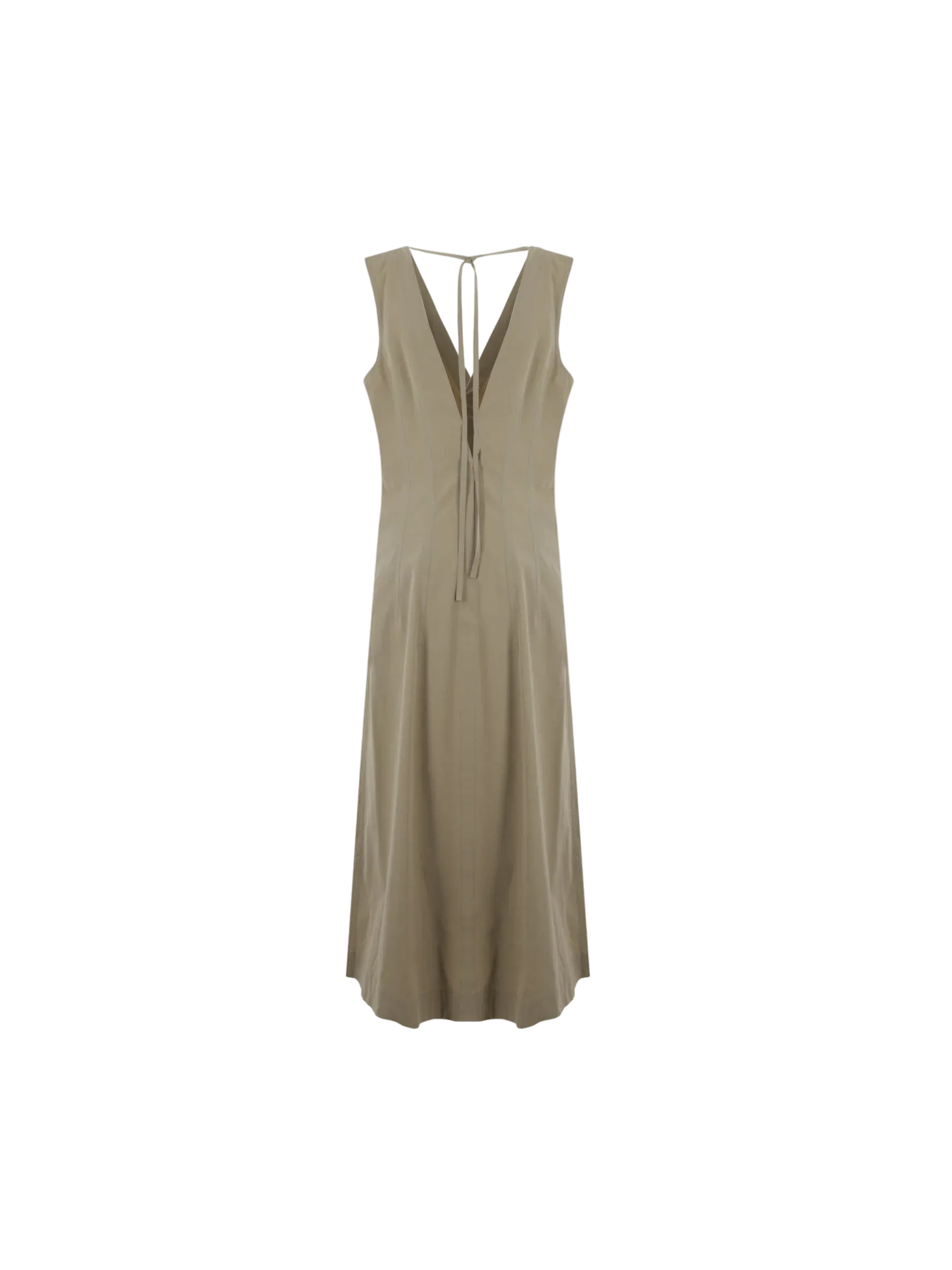 Sleeveless Poplin Dress