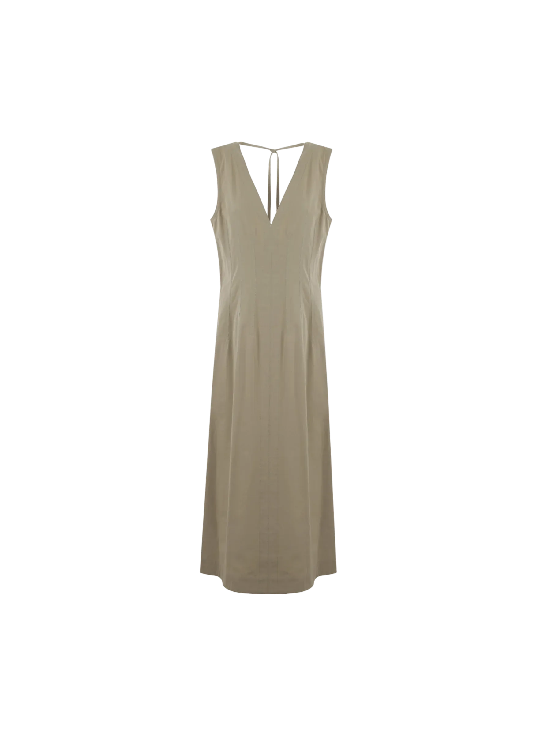 Sleeveless Poplin Dress